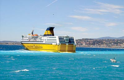 Sammenlign og bestill Corsica-Sardinia Ferries billetter til Ile Rousse, Porto Torres, Livorno og mer med AFerry!