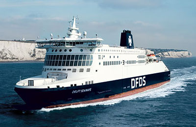 Sammenlign og bestill DFDS billetter til Newhaven, Kobenhavn, Dunkirk og mer med AFerry!