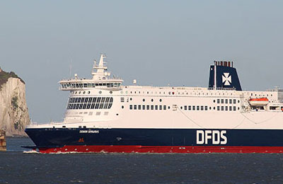 Sammenlign og bestill DFDS billetter til Newhaven, Kobenhavn, Dunkirk og mer med AFerry!